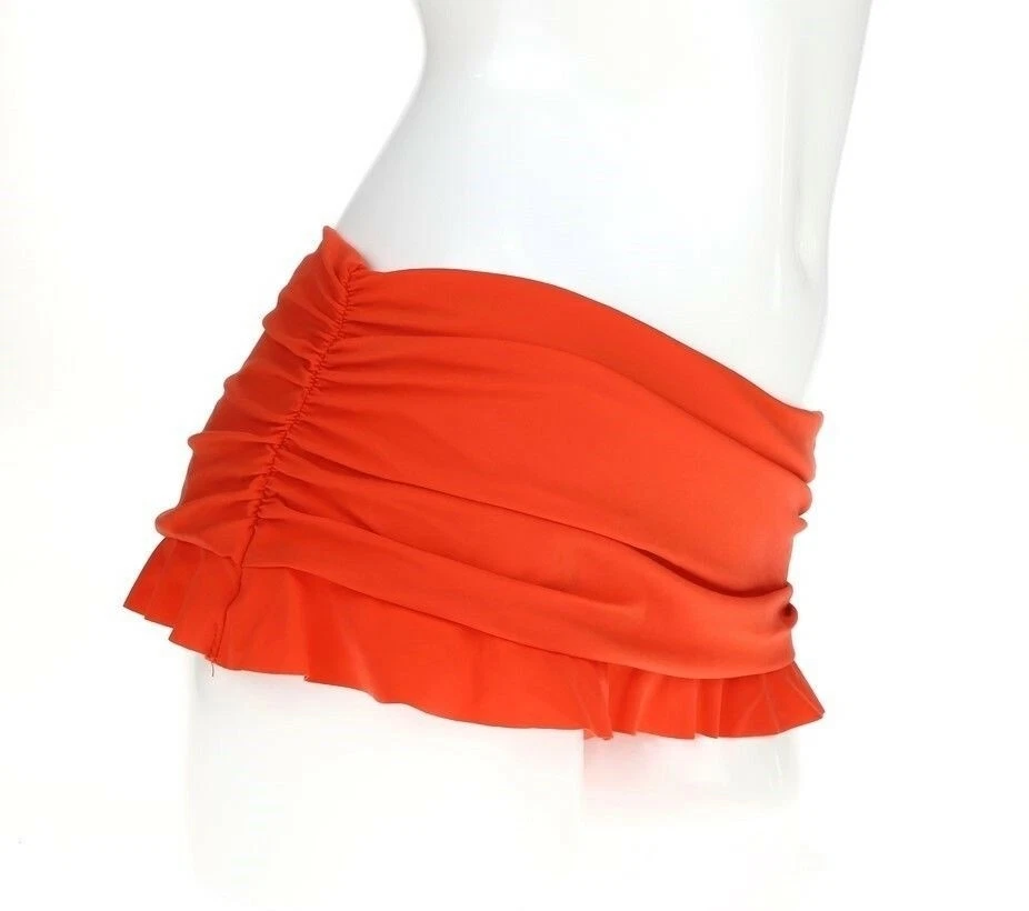 Profile Gottex Womens Coral Tutti Frutti Ruffle Red Swim Skirt Bottom Size 8 - Image 2 of 3