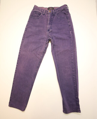 Vintage Guess Georges Marciano Purple Jeans Womens 28 Actual 24