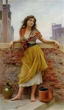 Eugene de Blaas photo A4 the watercarrier