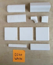 Discontinued vintage Daltile Dal tile Dura crystal glaze White Antique Almond