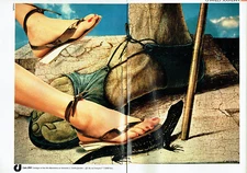 Advertising 108 1982 Charles Jourdan Calvi Shoes (2 Pages)