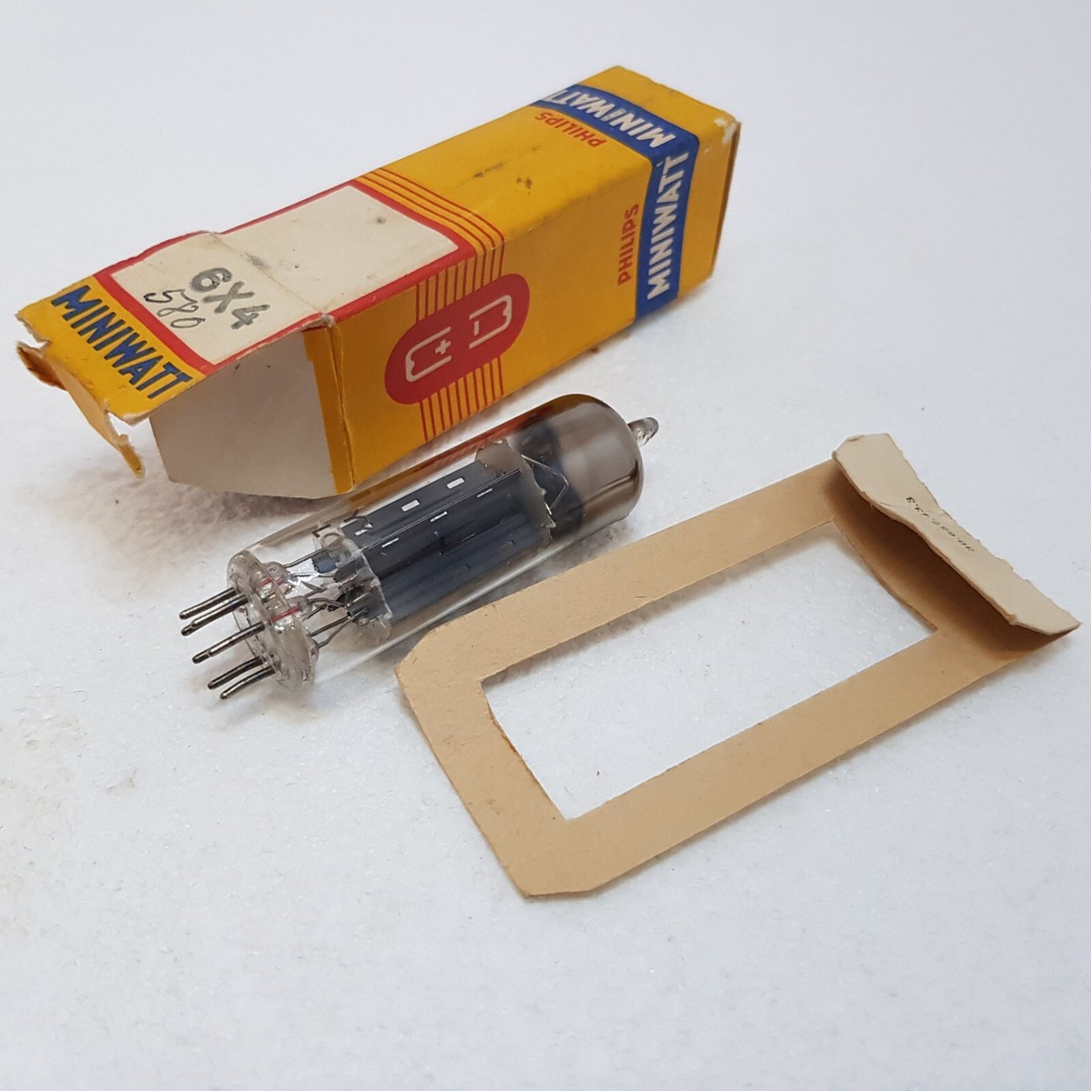 Tube électronique EZ90 / 6x4 Miniwatt - Neuf Dans Sa Boîte D'origine, Vintage
