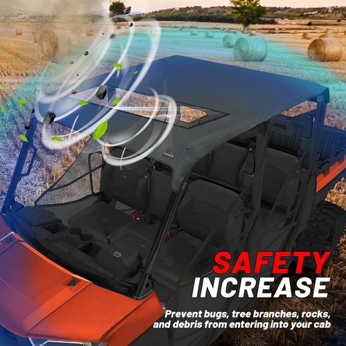 Waterproof UTV Roof Top with skylight For 2020-2025 Polaris Ranger 1000 Crew - Bild 5 von 8
