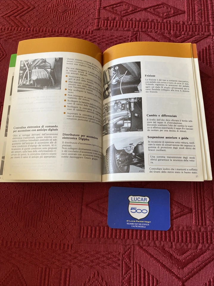 LIBRETTO USO E MANUTENZIONE LANCIA PRISMA FONDO DI MAGAZZINO SEGNI DEL TEMPO - Immagine 3 di 4