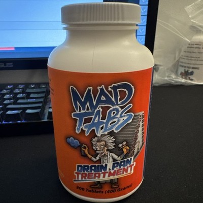 HVAC Labs Mad Tabs - Drain Pan Cleaning/ Prevents Odors - 200 tablets