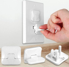 Outlet Covers 10-Pack plug protector for baby White Child toddler Proof Electric