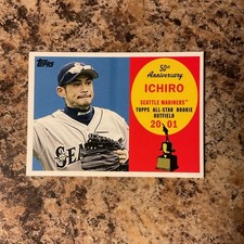 Topps 50th Anniversary All-Star Rookie Ichiro #AR42 Mariners Baseball 2008
