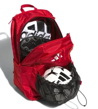 NEW ADIDAS STADIUM 4 SOCCER BACKPACK BAG  #JJ7425 TEAM POWER RED
