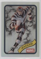 2025 Topps Chrome Marvel Comics Refractor Makkari #114 0lj0