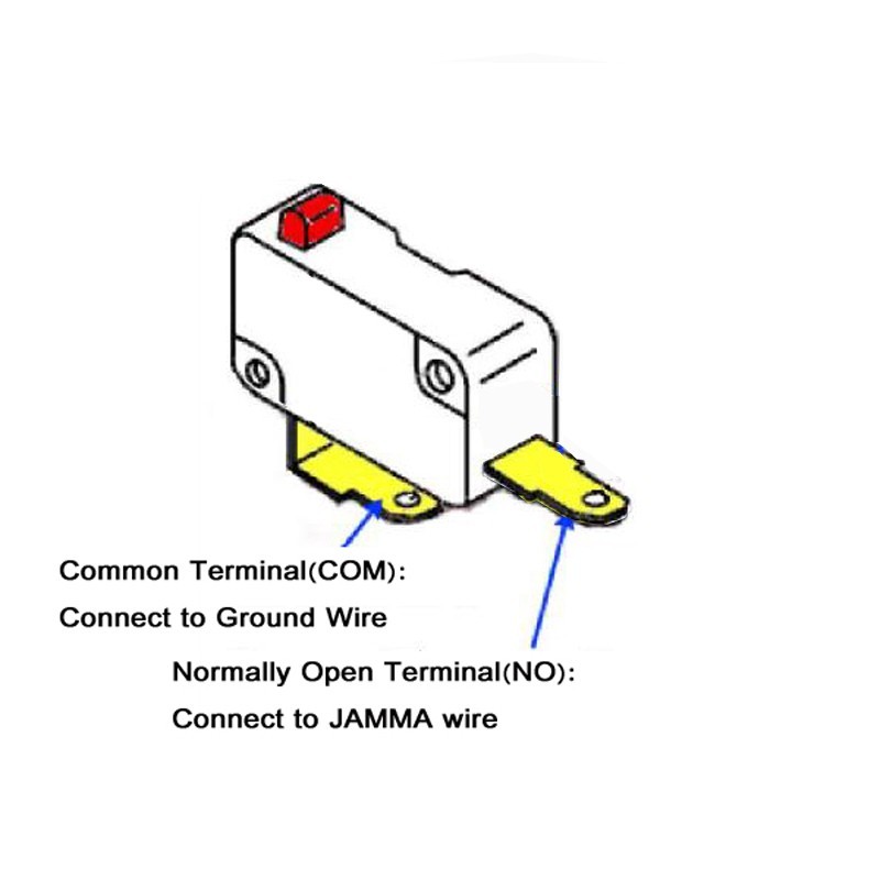 10pcs Replacement Zippy Actuator Micro-switch For Happ buttons and