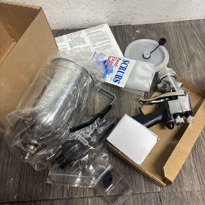 #ad DeVilbiss FLG 635 316 Finish Line HVLP Gravity Gun amp; Cup USA #U4 $189.00