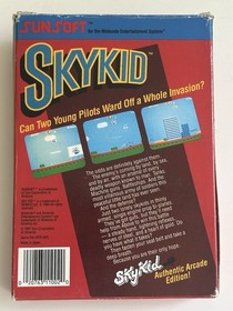 Sky Kid Nintendo Entertainment System, 1986 NES with Original Box