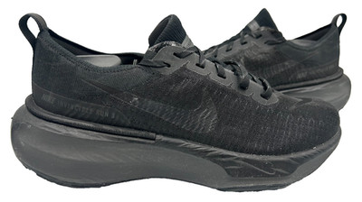 Nike Men's ZoomX Invincible Run 3 Lace Up Running Shoes Black Size:9.5 145R