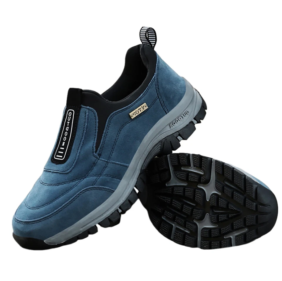 Herren Wanderschuhe Weite - Bequeme Slipper Sneaker Outdoor Männer 39-50 - Bild 4 von 4