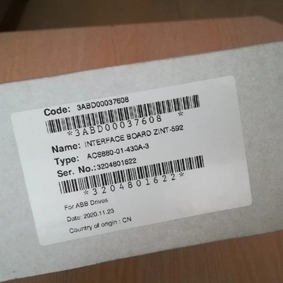 Neu ABB ZINT-592 ACS880-01-430A-3 Treiberplatine KOSTENLOSER VERSAND