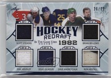 2020-21 Leaf ITG Used Hockey Redraft Relics 26/30 Scott Stevens Phil Housley k4s