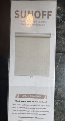 Sunoff Cordless Blackout Roller Shades
