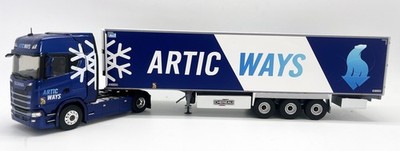 ELIGOR - SCANIA S500 4x2 with high roof and 3-axle Chereau fridge trailer - A...
