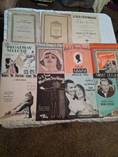 Lot of Piano Sheet Music and Books 1901 through 1920's