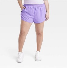 All In Motion Violet Women’s Athletic Shorts Size 4XL New