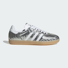 Size 7.5 - adidas Samba OG Silver White Gum W for sale online | eBay