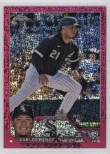 2023 Topps Chrome Magenta Speckle Refractor /350 Carlos Perez Pérez #133 11ur