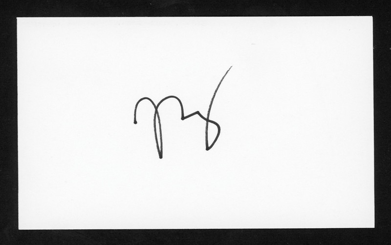 Stephen Breyer Assoc Justice of Supreme Court Signed 3x5 Index Card E29178