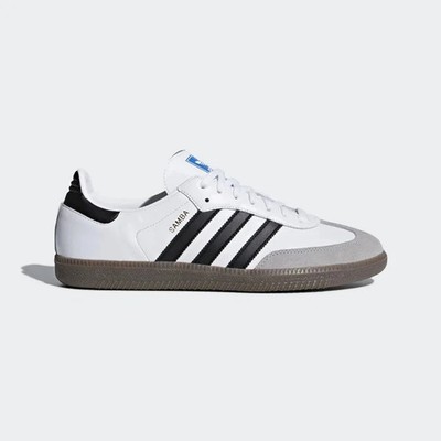 New With Box Adidas Men's Samba OG Cloud White/Core Black Size 7.5 IE3675