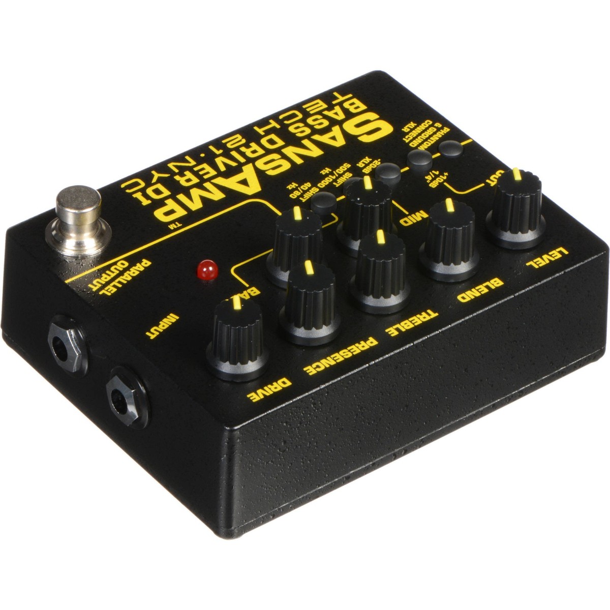Tech 21 SansAmp Bass Driver DI V2 Bass Pedal Bundle w/Cable and