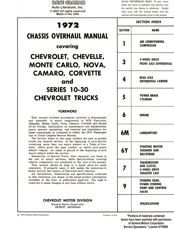 1972 Chevy грузовик PDF на USB магазин ручной капитальный ремонт пикап Blazer пригородное обслуживание - Изображение 3 из 4
