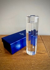 Villeroy & Boch faceted lead crystal column candlestick (s)
