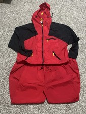 Vintage 90s Marlboro Adventure Team Jacket And Pants Red/black SEE DESC