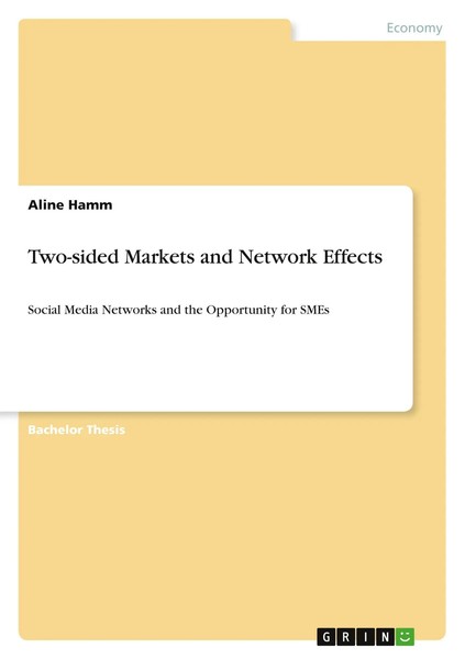 Aline Hamm | Two-Sided Markets And Network Effects | Taschenbuch | Englisch-image