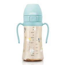 Flip Top Spill Proof Sippy Cup, PPSU, BPA Free, 10 oz, Stage 2 Straw for Todd...
