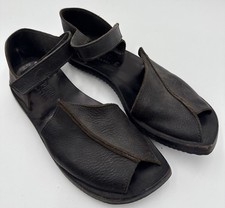 CYDWOQ Vintage Leather Sandals   Black Women  s EU 37 1/2 US 6.5 RARE FIND 