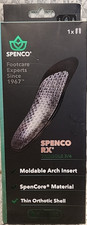 Spenco RX Orthotic Arch Support Insoles-Size 4 Men 10-11.5/Women 11-12.5