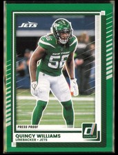2025 Donruss #157 Quincy Williams Press Proofs Purple