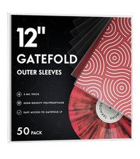 50Ct Gatefold Vinyl Outer Sleeves - 12 Inch Record Protective Sleeves READ DESC.
