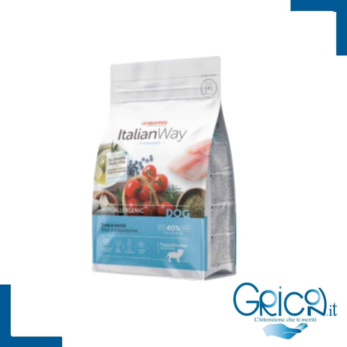 Italian Way Cane Medium Maxi Puppy & Junior Hypoallergenic Trota e 12 kg