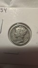 Mercury Dime 1934 10C Philadelphia Silver 0.900 Business Strike KM#140 — photo 1