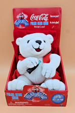 Coca Cola Polar Bear World Cub Plush w/ Lights Sound NEW in box See Video