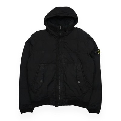 Stone Island A/W 18 Crinkle Reps gefütterte Jacke mit Kapuze Größe Medium 