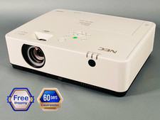 NEC ME372W 3LCD Projector 3,700 Lumens WXGA 4K USB Viewer ECO Mode w/Accessories