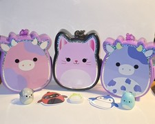 Squishmallows Clip-a-long Lot Patty Celenia And Bubba  Extras