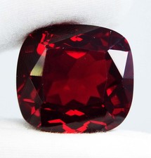 Certified 46.75 Ct Natural Mozambique Red Ruby Untreated Cushion Cut Loose Gems