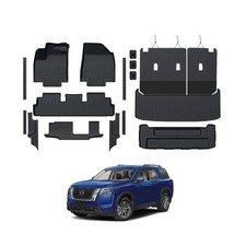 Floor Mats for Nissan Pathfinder 2022-2025, All Weather Floor Mats Trunk Carg...