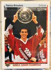 1990-91 Upper Deck Patrice Brisebois #454 Montreal Canadiens