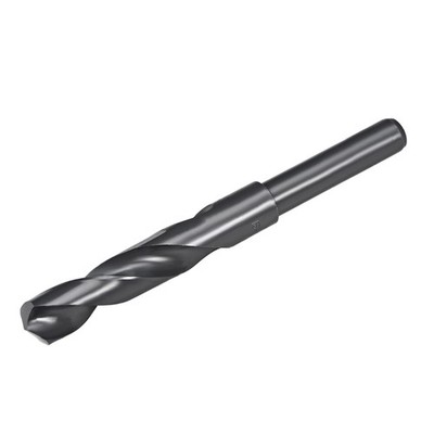 16mm Reduced Shank Drill Bit HSS 6542 Black Oxide with 1/2 Inch Straight Shank