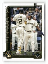2025 Topps Update - Veteran Combos Christian Yelich, Jackson Chourio #US233