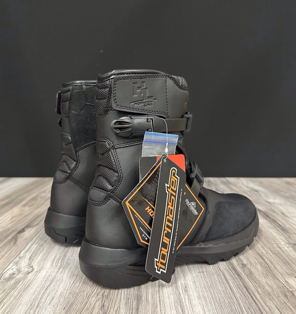Tourmaster Horizon Line Break Trail Motorcycle Boots Black Men’s 11 - Brand NEW